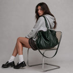 Suzanne | Bolso bandolera verde pino