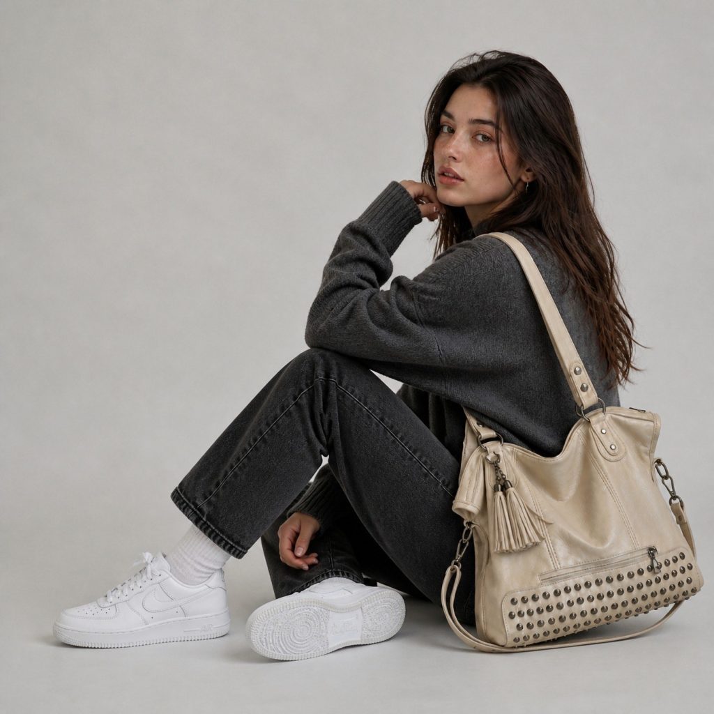 Margaux | Bolso bandolera con remaches