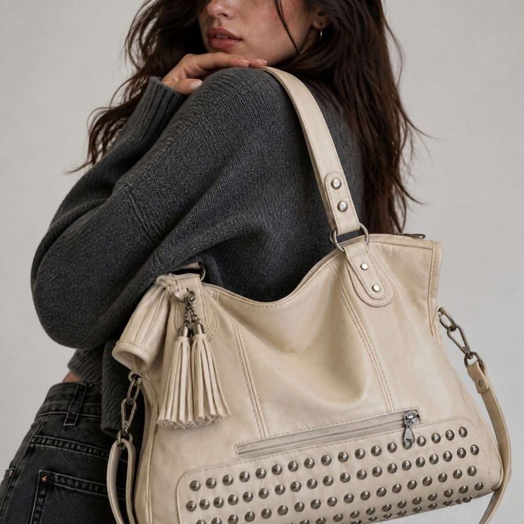 Margaux | Bolso bandolera con remaches