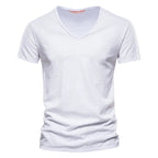 Nino | Camiseta de algodón con cuello en V
