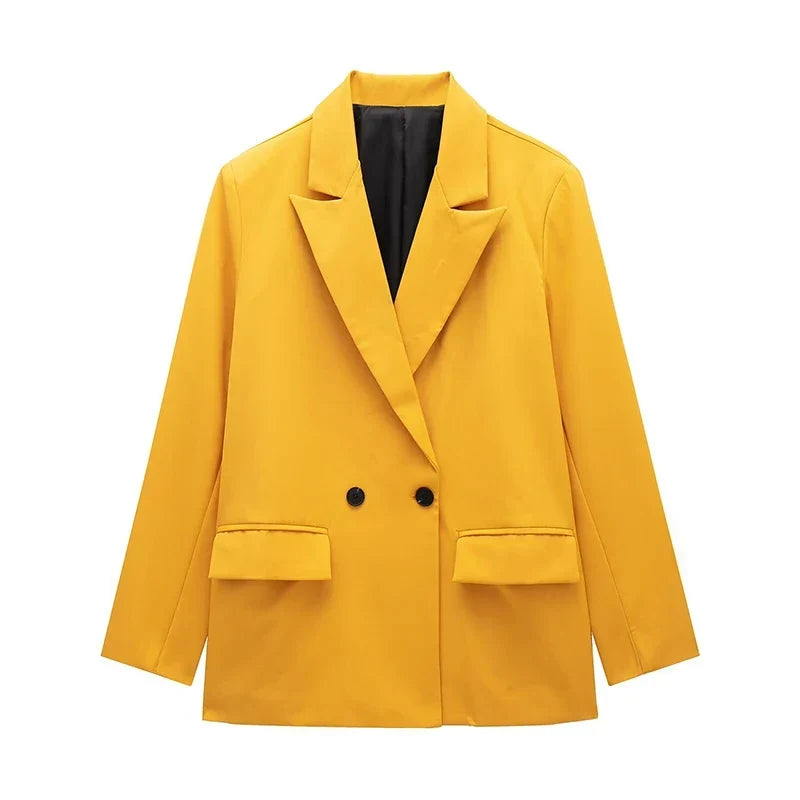 Miriam | Blazer cruzado oversize con bolsillos