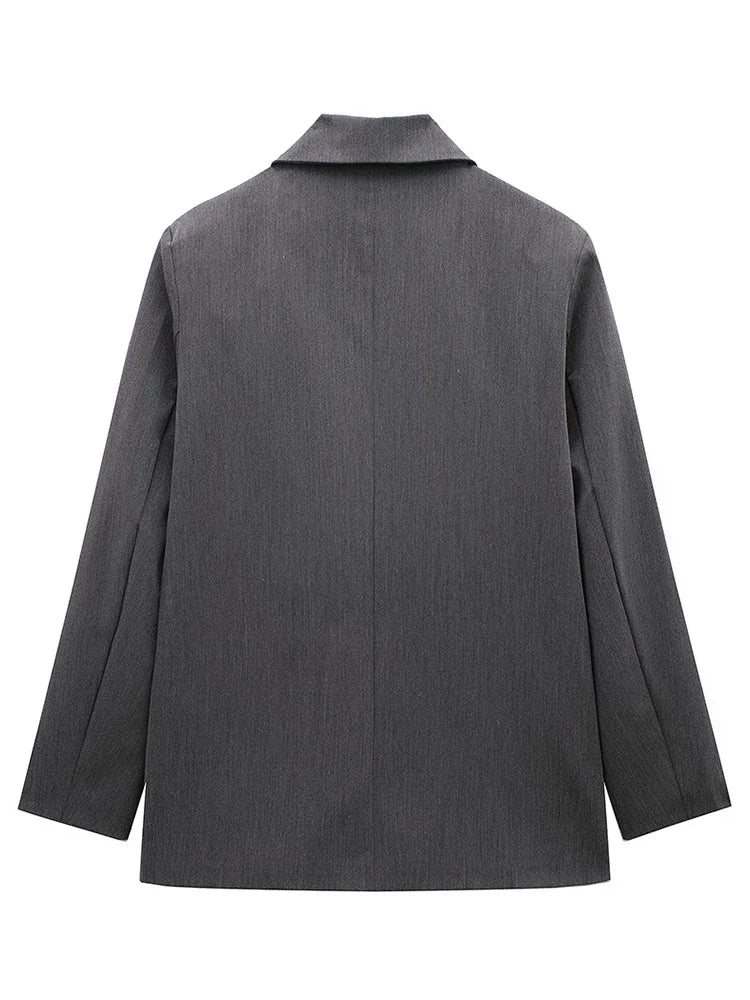 Miriam | Blazer cruzado oversize con bolsillos