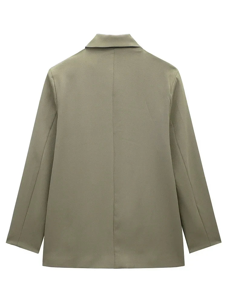 Miriam | Blazer cruzado oversize con bolsillos
