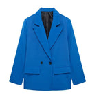 Miriam | Blazer cruzado oversize con bolsillos