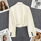 Magdalena | Blazer crop de un botón
