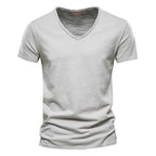 Nino | Camiseta de algodón con cuello en V