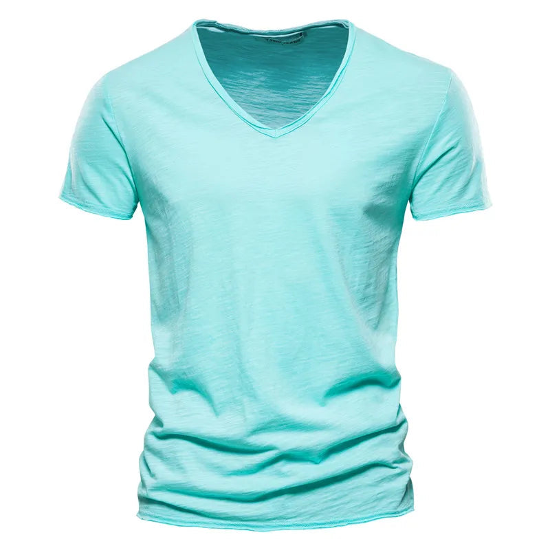 Nino | Camiseta de algodón con cuello en V