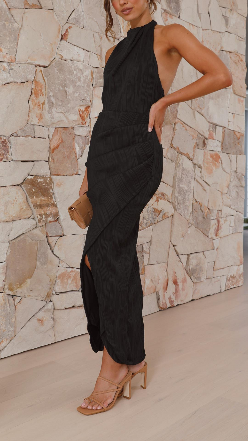 Salima | Vestido plisado sofisticado