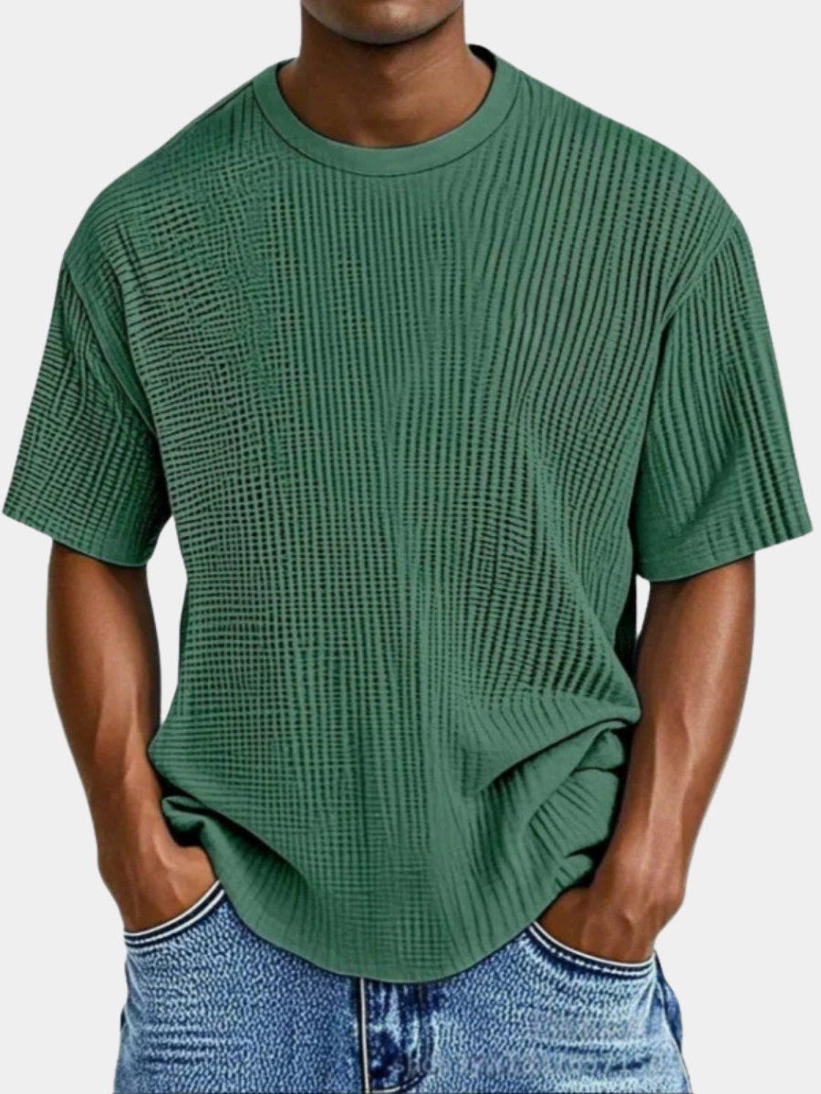 Salvatore | Camiseta de punto gofrado