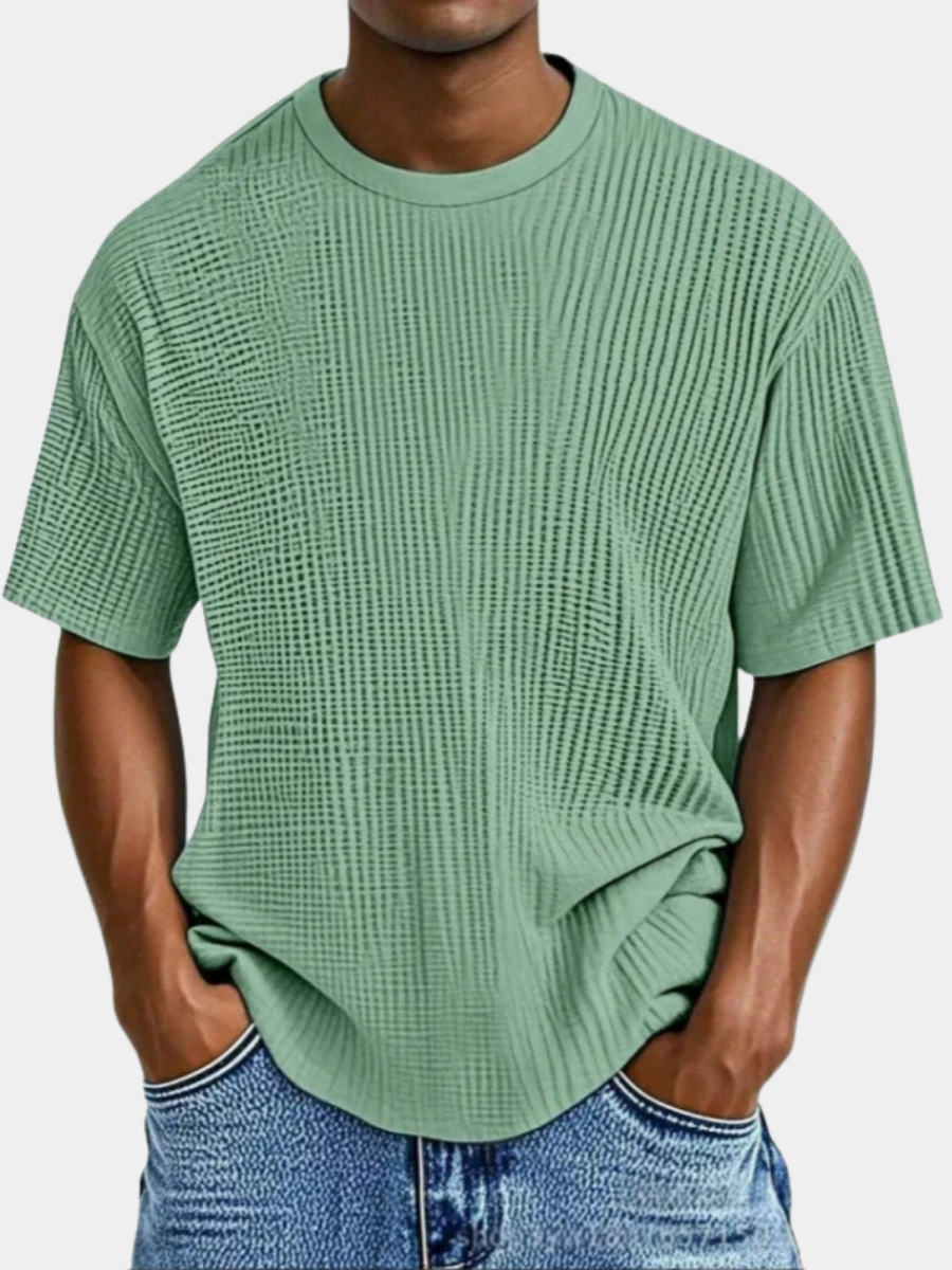 Salvatore | Camiseta de punto gofrado