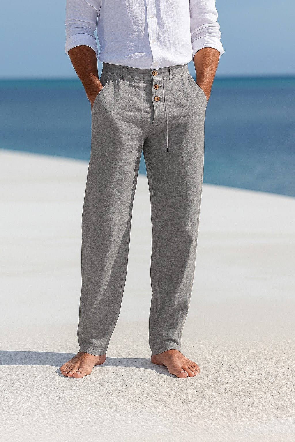 Franco | Pantalón de verano de lino ligero