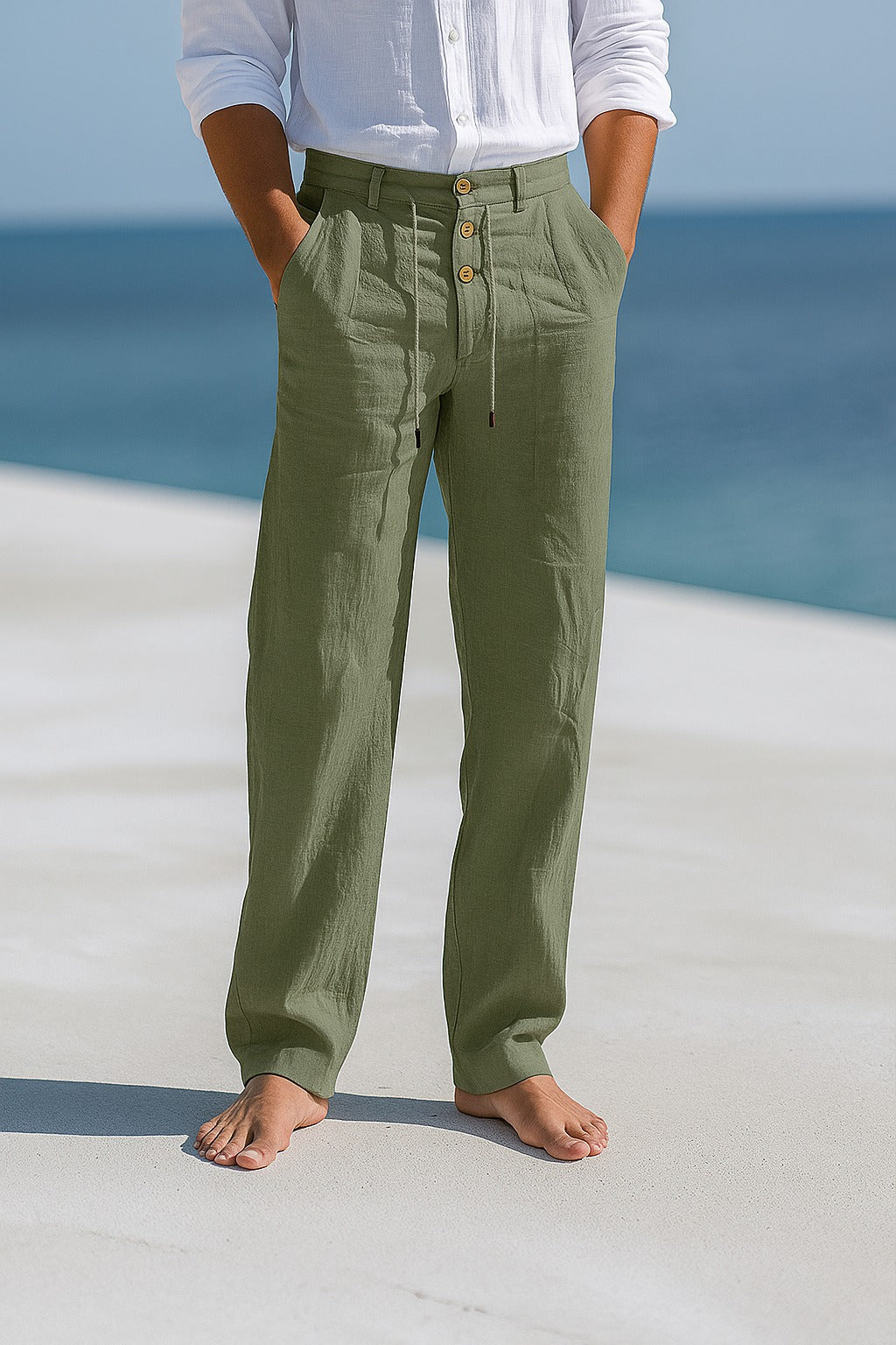 Franco | Pantalón de verano de lino ligero