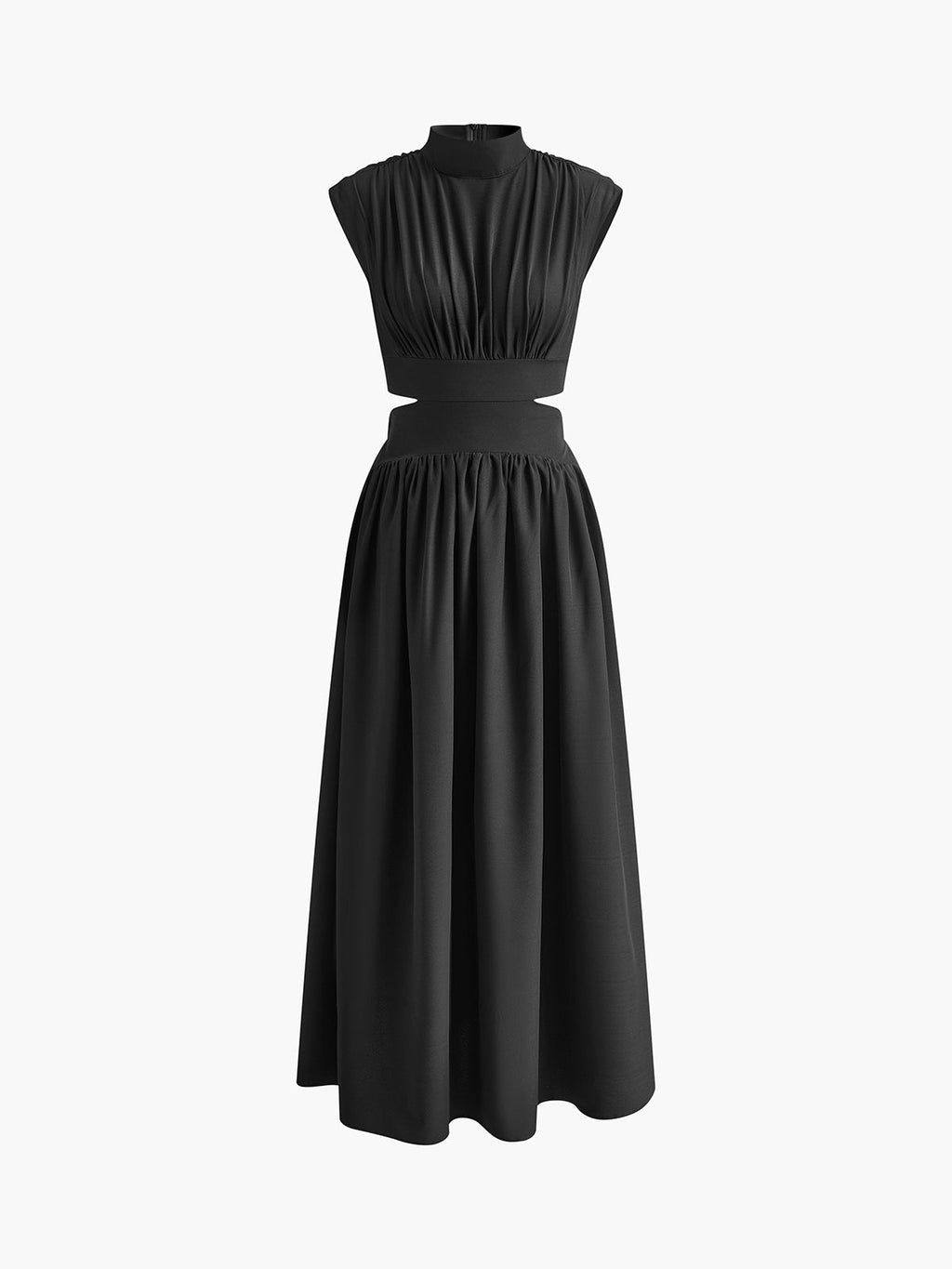 Selene | Vestido de cuello alto con cut-out