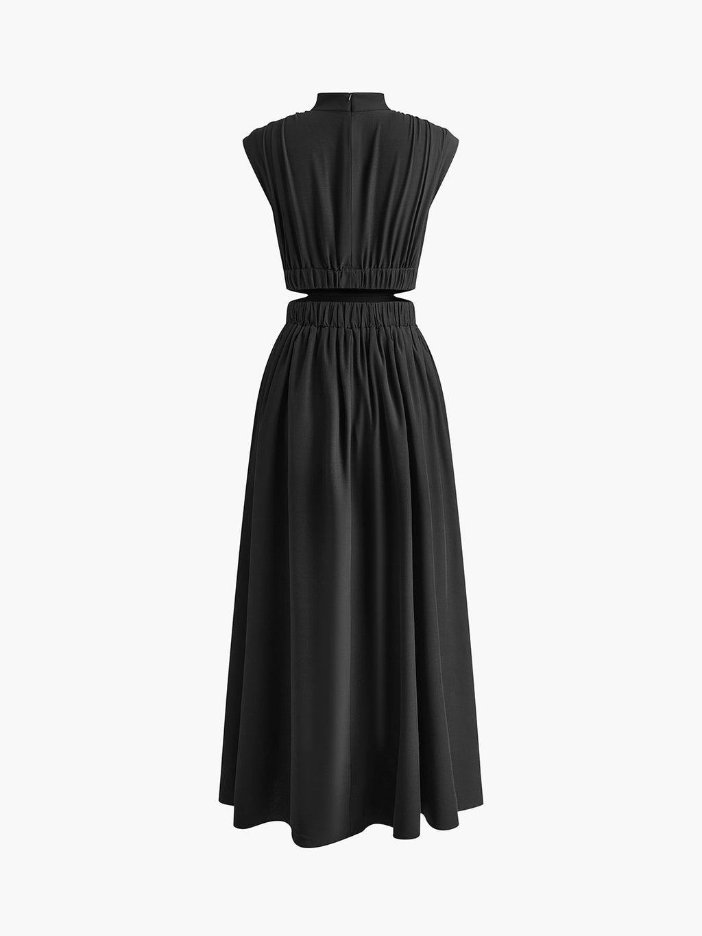 Selene | Vestido de cuello alto con cut-out