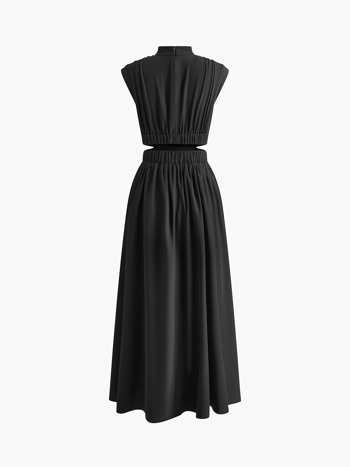 Selene | Vestido de cuello alto con cut-out
