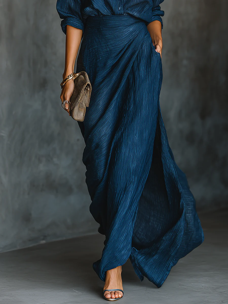 Chiara | Conjunto azul imperial