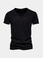 Nino | Camiseta de algodón con cuello en V