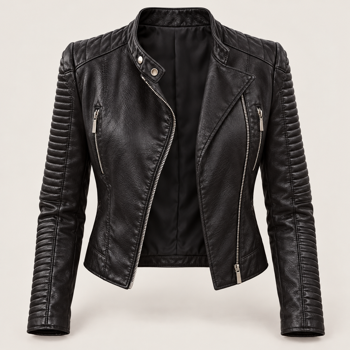 Mercedes | Cazadora biker de polipiel
