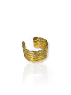 Topacio | Brazalete de óvalos dorado