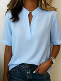 Elisa — Blusa elegante con cuello refinado