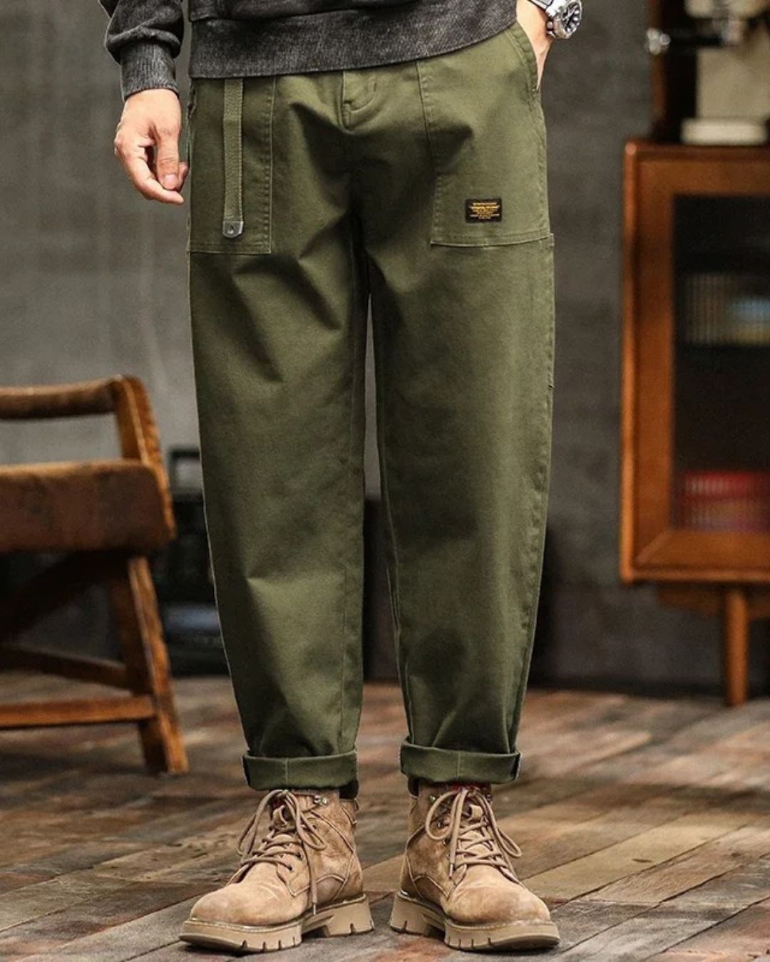 Paolo | Pantalone cargo classico