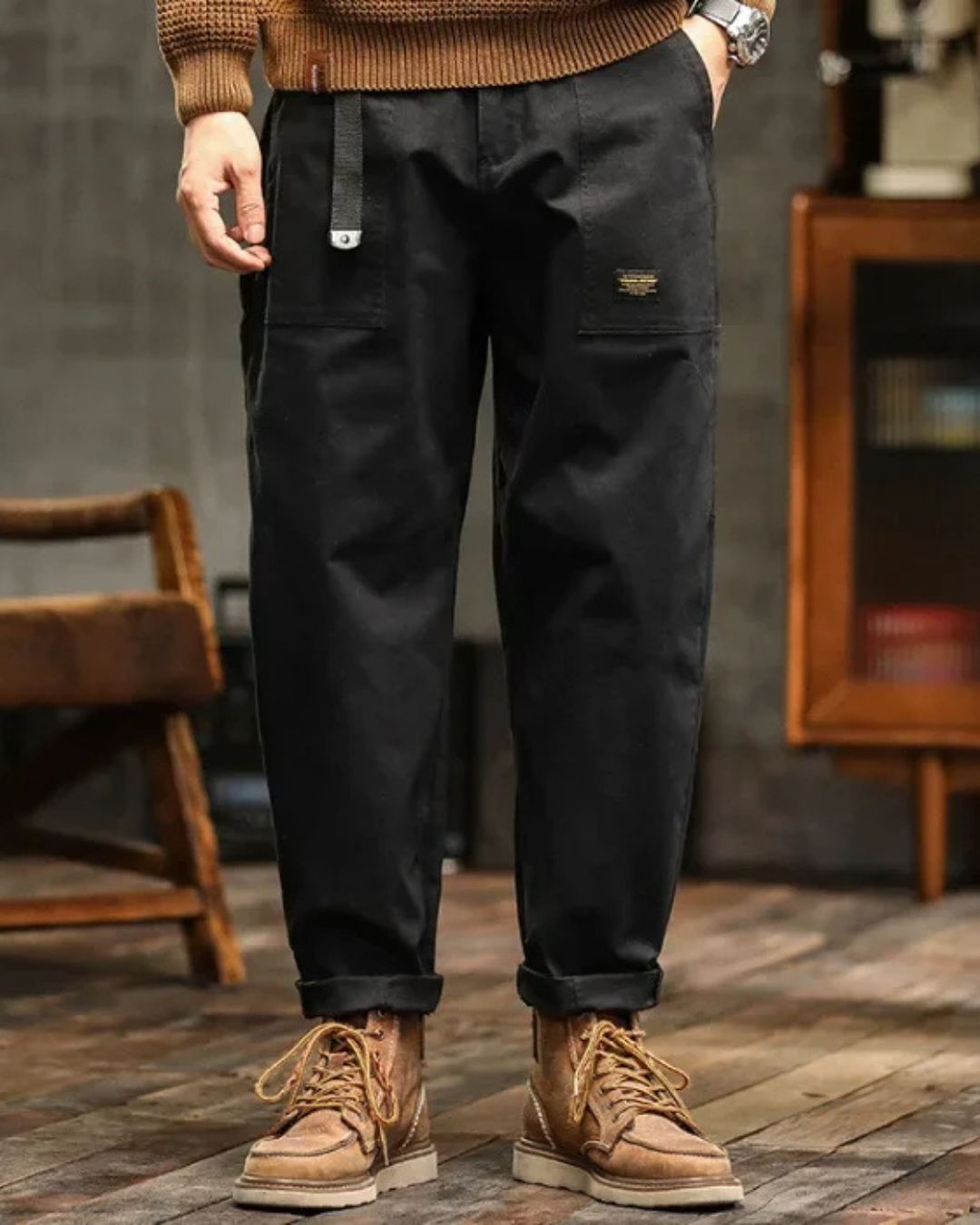 Paolo | Pantalone cargo classico