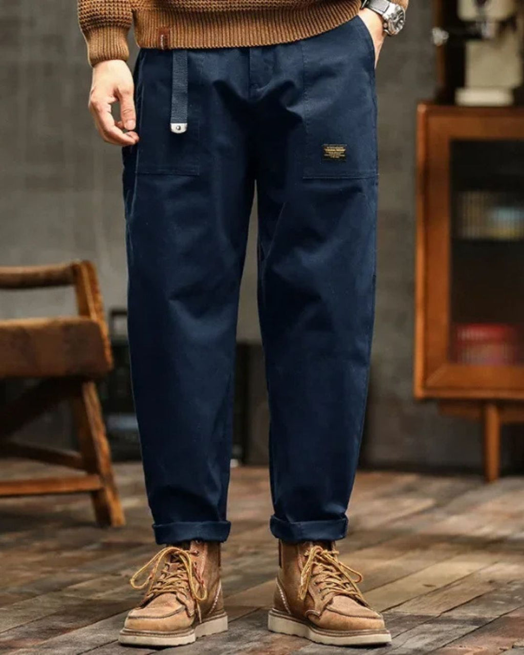 Paolo | Pantalone cargo classico
