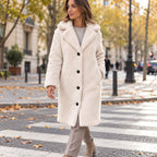 Almudena | Abrigo largo de borreguito