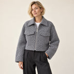 Araceli | Chaqueta bouclé con cremallera