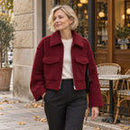 Araceli | Chaqueta bouclé con cremallera