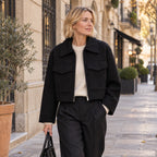 Araceli | Chaqueta bouclé con cremallera