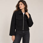 Araceli | Chaqueta bouclé con cremallera