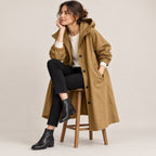 Andrea | Parka larga oversize con capucha