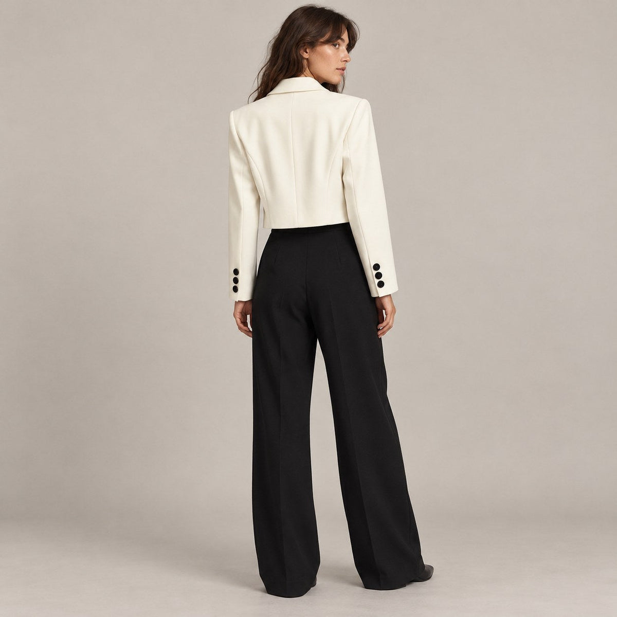 Magdalena | Blazer crop de un botón