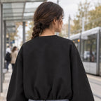 Cecilia | Bomber cropped deportivo