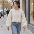 Cecilia | Bomber cropped deportivo