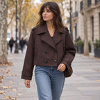 Gemma | Trench corto oversize doppiopetto