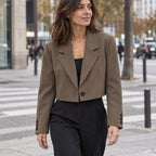 Magdalena | Blazer crop de un botón