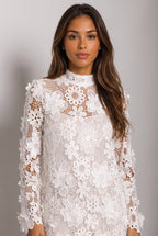 Fiorenza | Vestido midi de encaje floral
