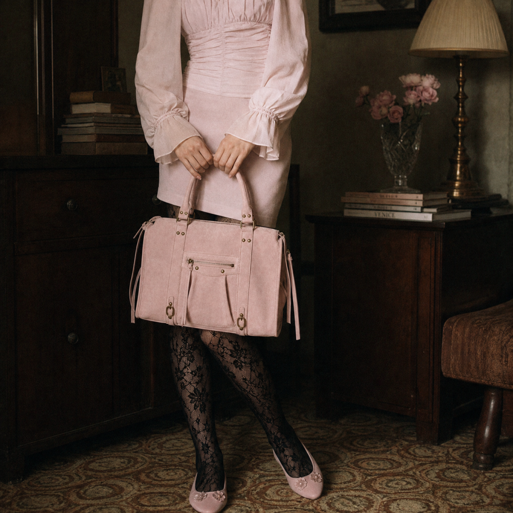 Mathilde | Bolso bandolera grande de ante