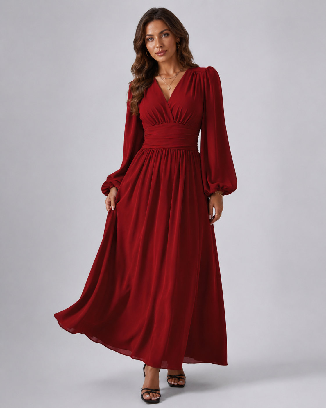 Emily | Vestido maxi moderno