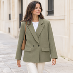 Miriam | Blazer cruzado oversize con bolsillos