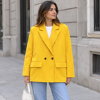Miriam | Blazer cruzado oversize con bolsillos