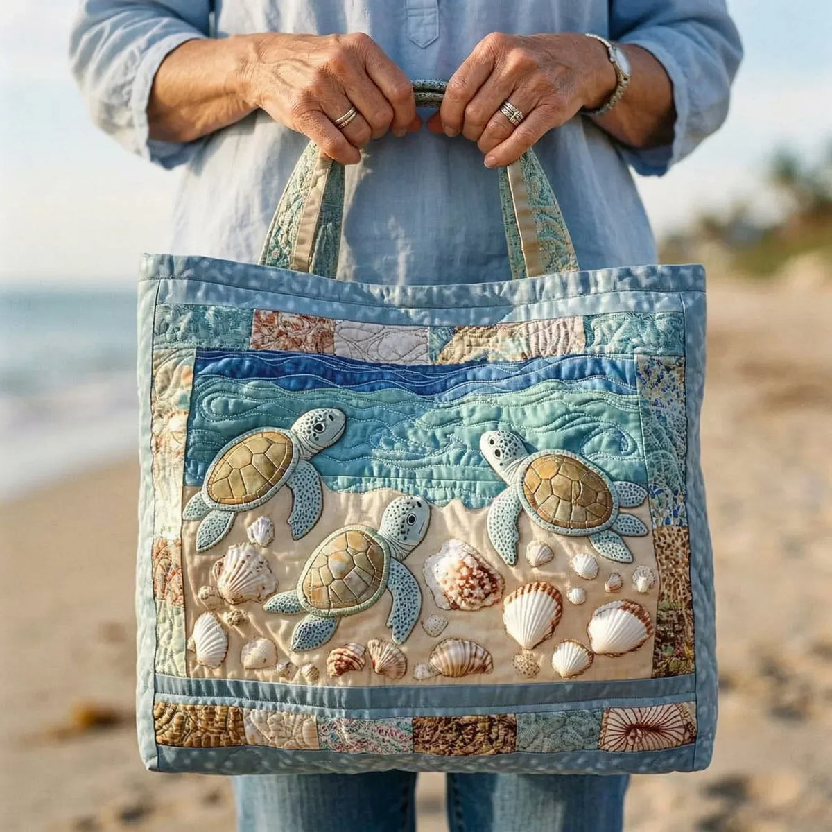 Bolso artesanal Tortugas marinas