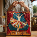 Bolso artesanal Bailarina elegante