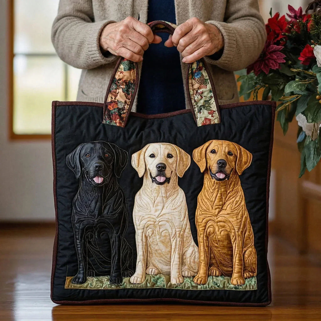 Bolso artesanal Tres labradores