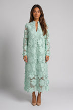 Fiorenza | Vestido midi de encaje floral