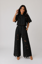 Isabela | Conjunto de encaje calado estilo retro