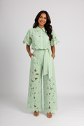 Isabela | Conjunto de encaje calado estilo retro