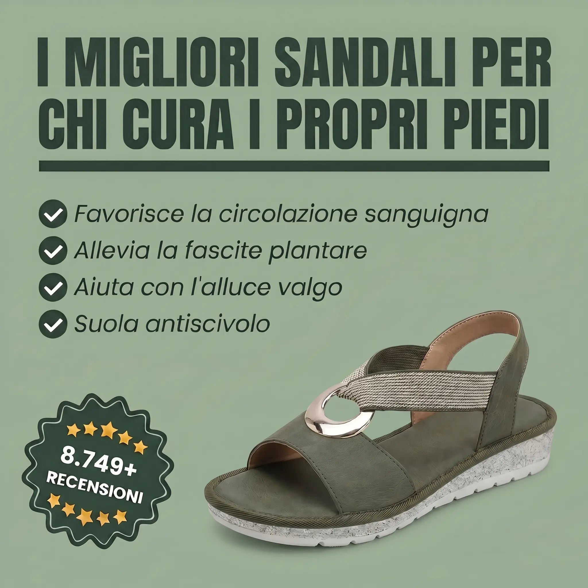 Sandalias ortopédicas Luna Comfort
